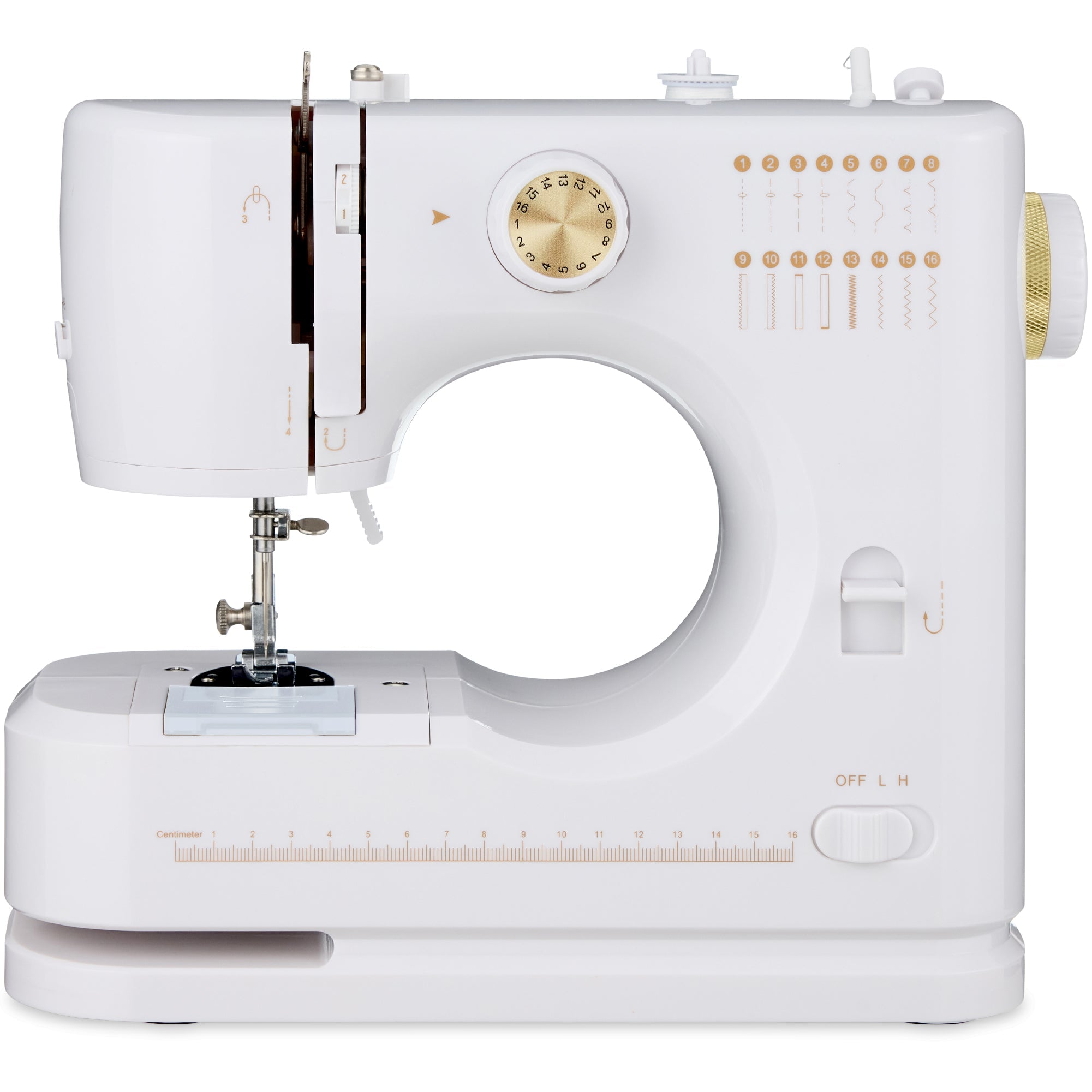 55-Piece Sewing Machine Kit for Beginners with 16 Stitch Patterns for home, family, and everyday needs