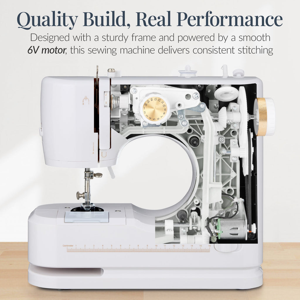 55-Piece Sewing Machine Kit for Beginners with 16 Stitch Patterns for home, family, and everyday needs