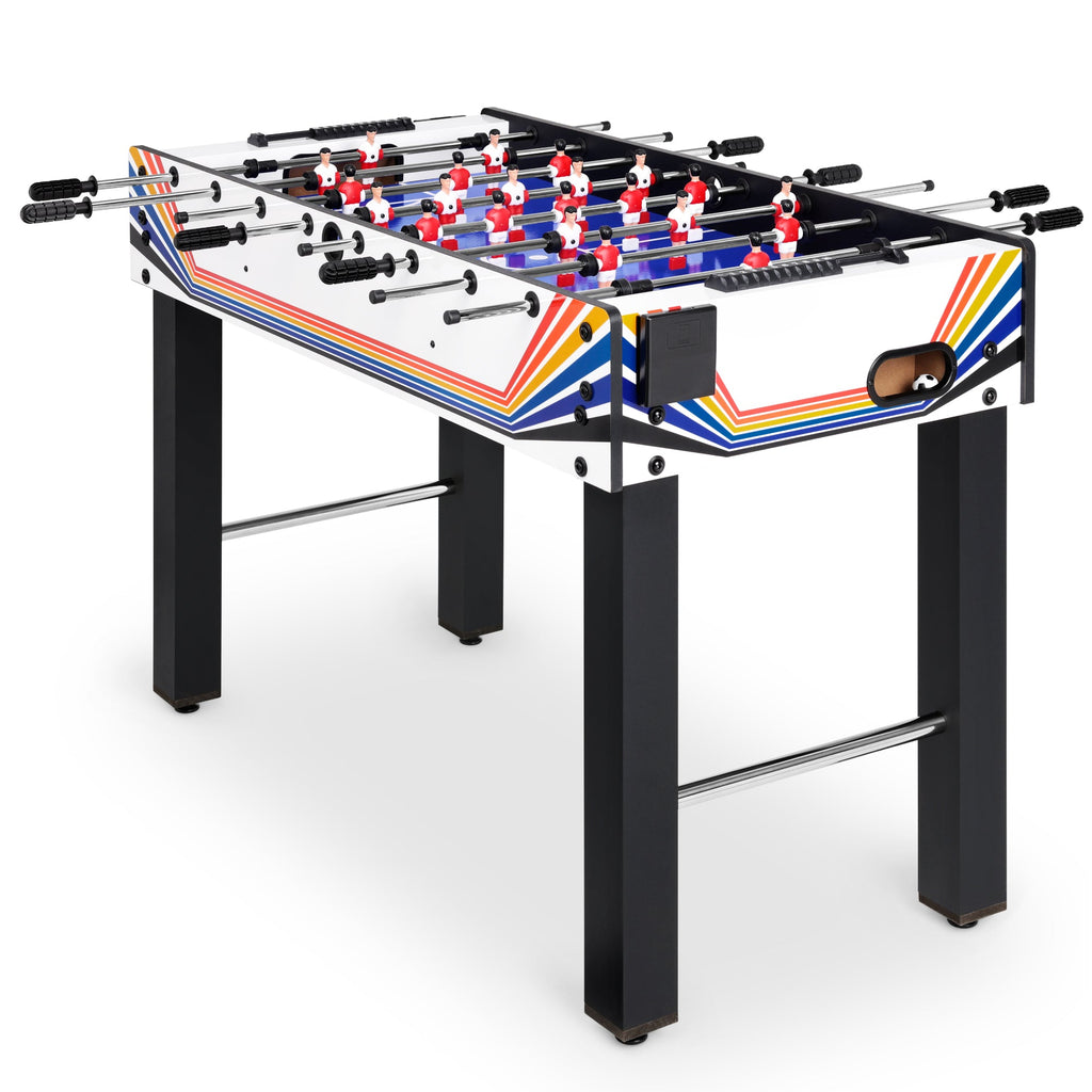 48in Foosball Table for Kids and Adults with 2 Balls for active play and family fun