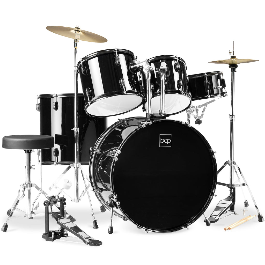5-Piece Full Size Drum Set For Adults for kids' music practice and creative learning