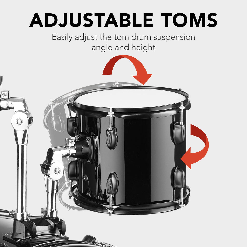 5-Piece Full Size Drum Set For Adults for kids' music practice and creative learning