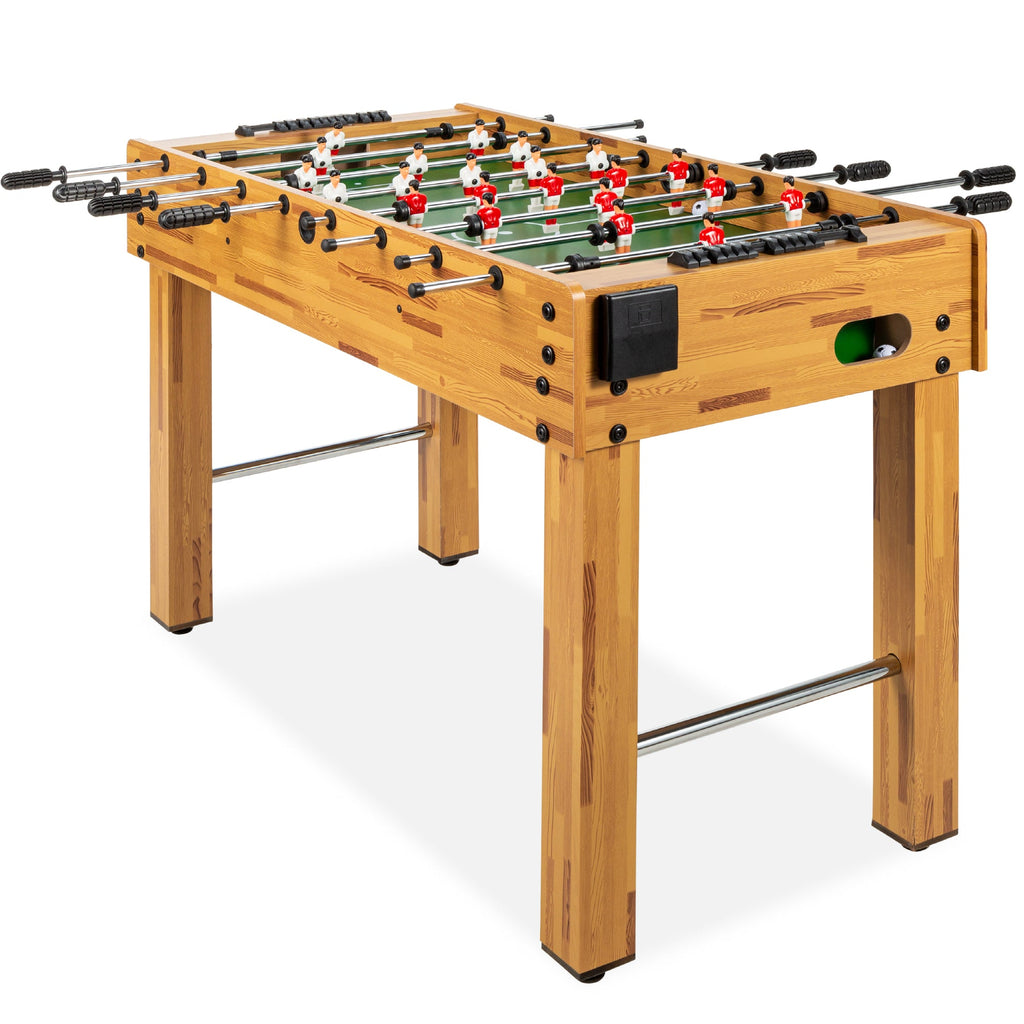 48in Foosball Table for Kids and Adults with 2 Balls for active play and family fun