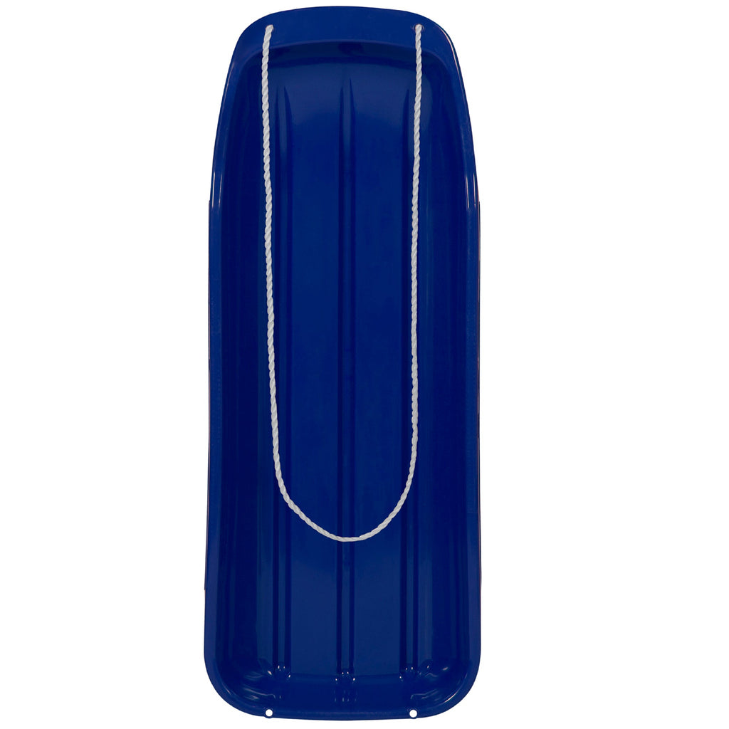 48in Kids Toboggan Snow Sled Board with Pull Rope Curved Edges designed for kids' playtime and gifts