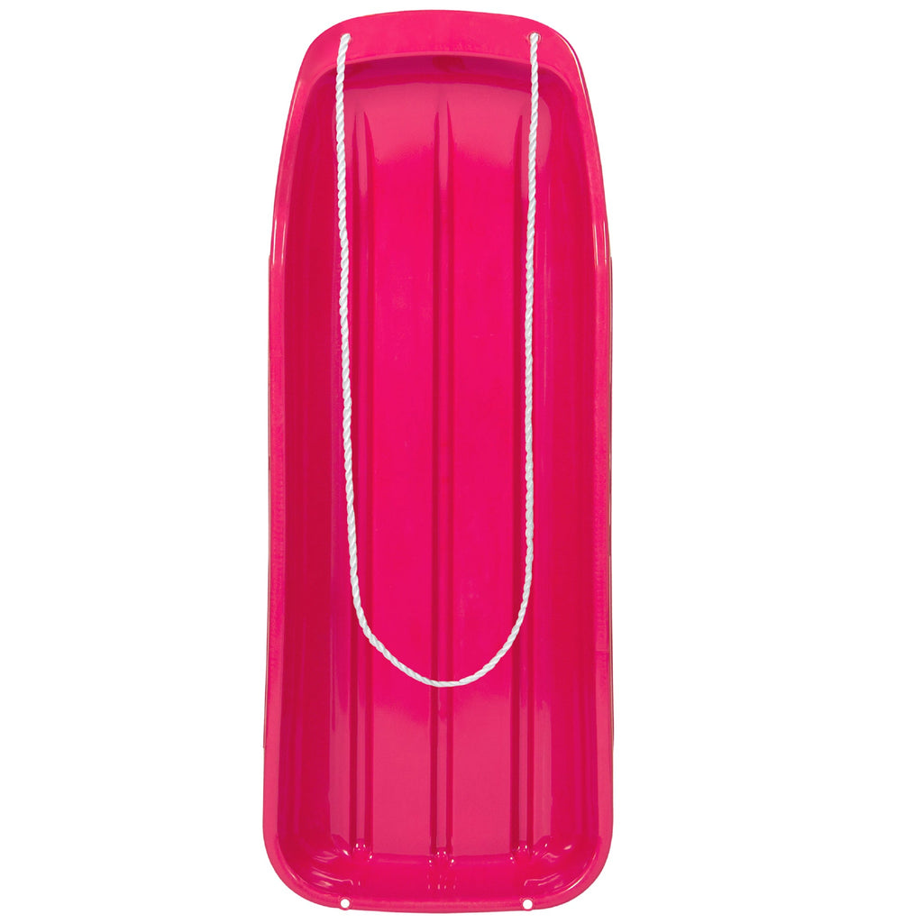 48in Kids Toboggan Snow Sled Board with Pull Rope Curved Edges designed for kids' playtime and gifts