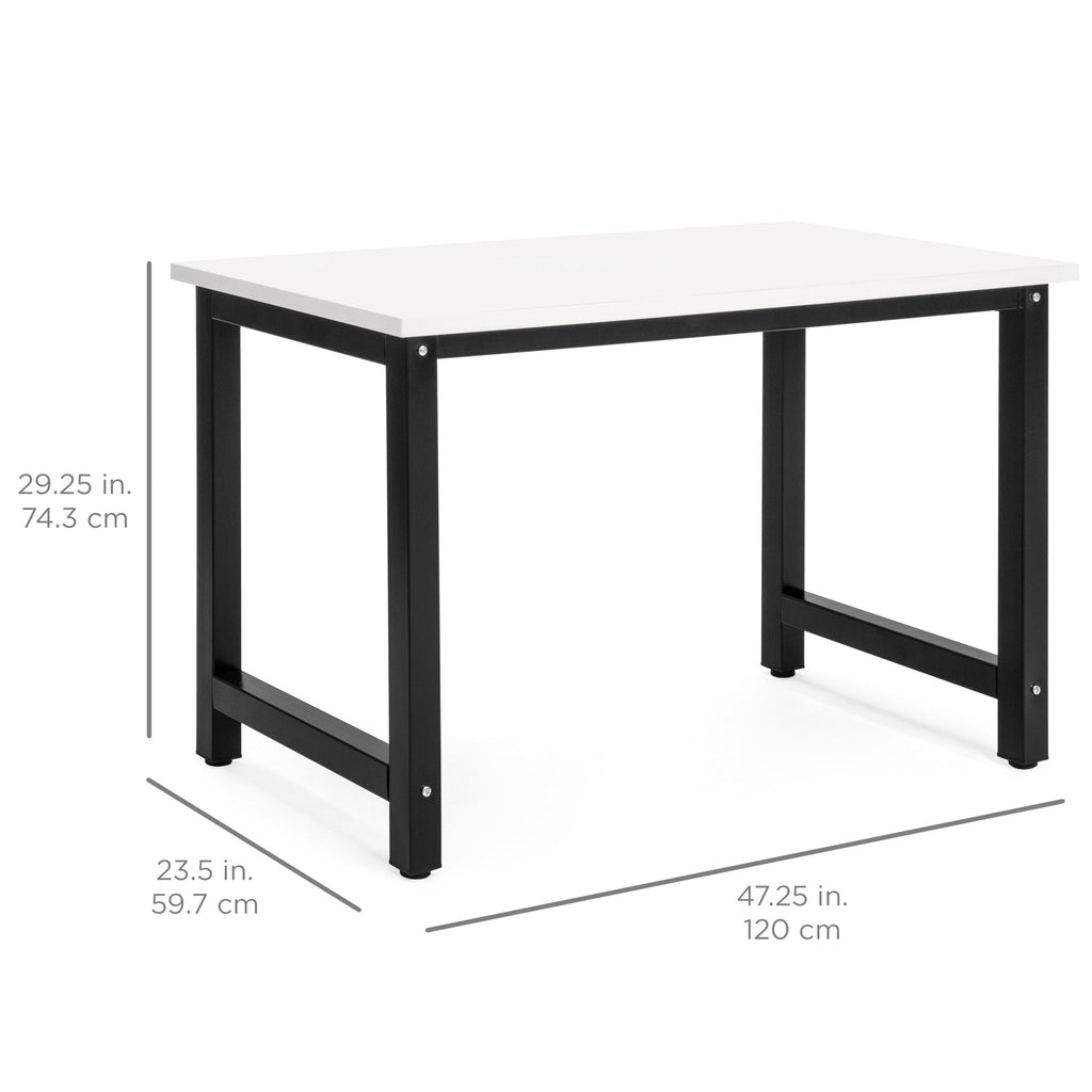 47.25x23.5in Home Office Computer Desk Workstation Table with Adjustable Legs for comfortable home living