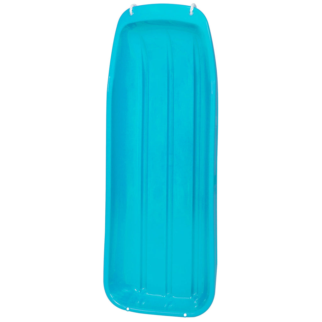 48in Kids Toboggan Snow Sled Board with Pull Rope Curved Edges designed for kids' playtime and gifts