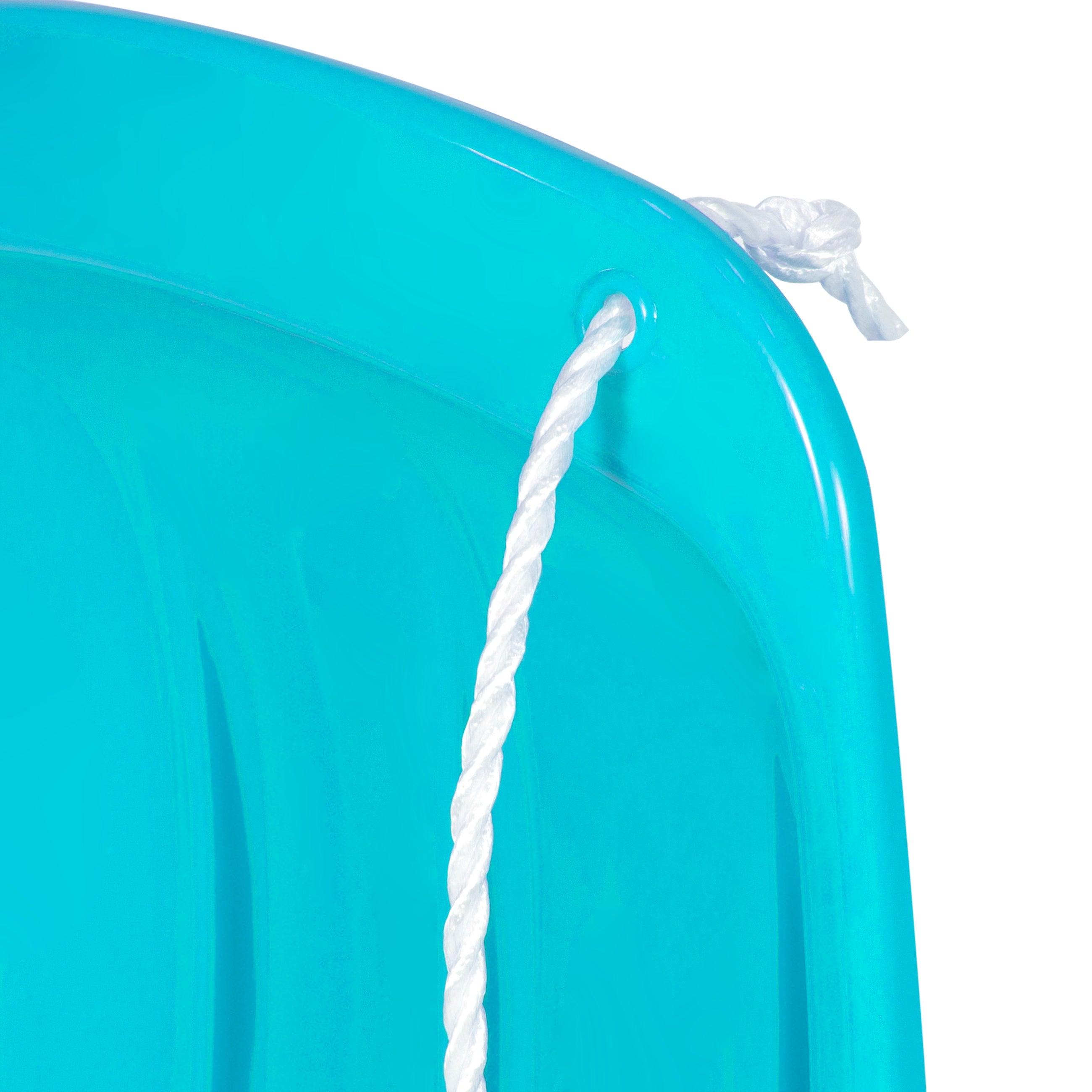 48in Kids Toboggan Snow Sled Board with Pull Rope Curved Edges designed for kids' playtime and gifts