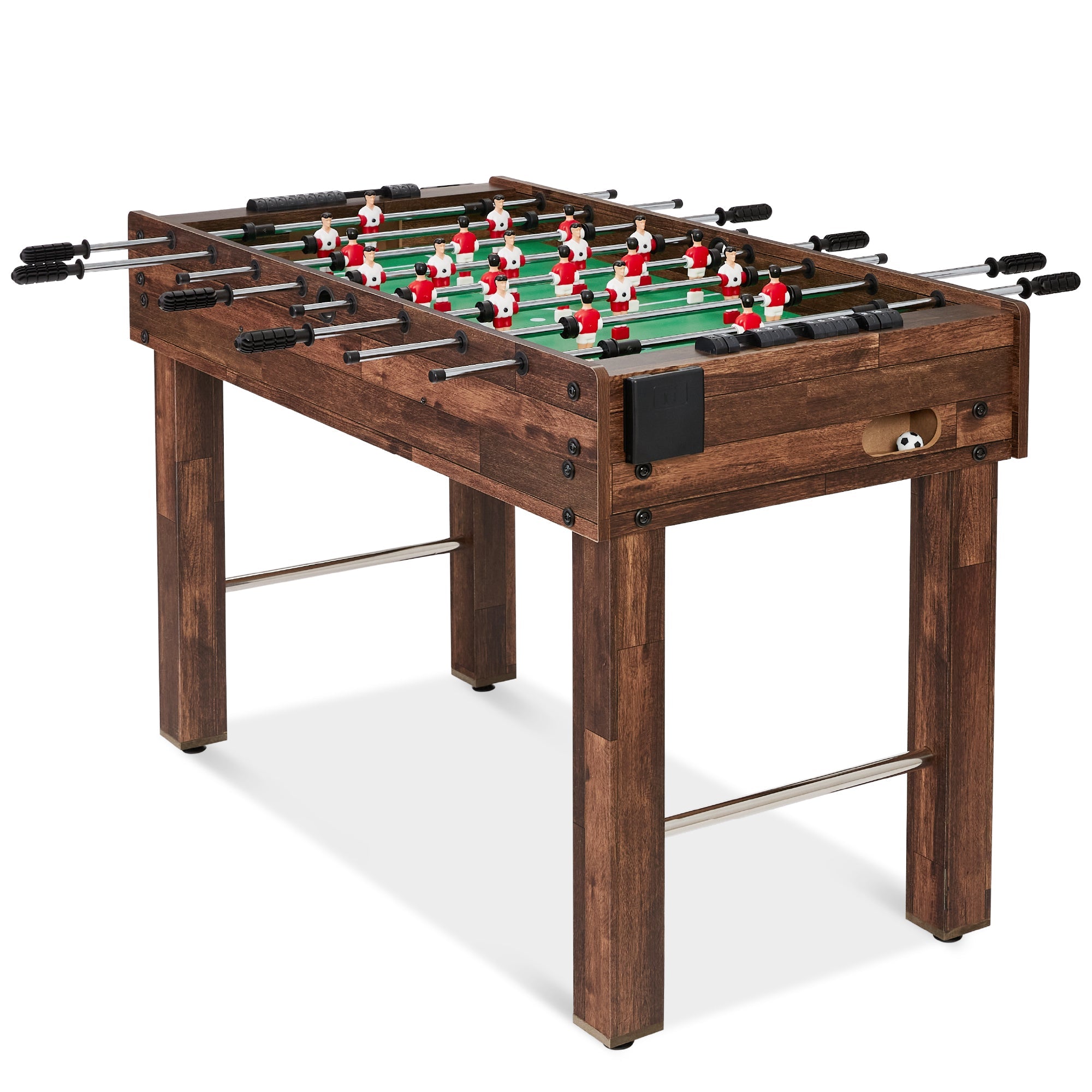 48in Foosball Table for Kids and Adults with 2 Balls for active play and family fun