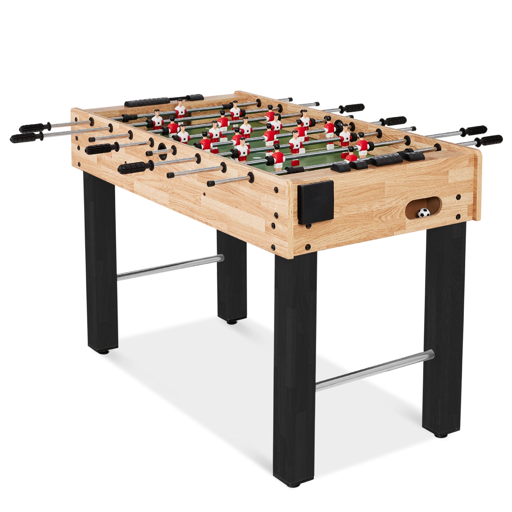 48in Foosball Table for Kids and Adults with 2 Balls for active play and family fun