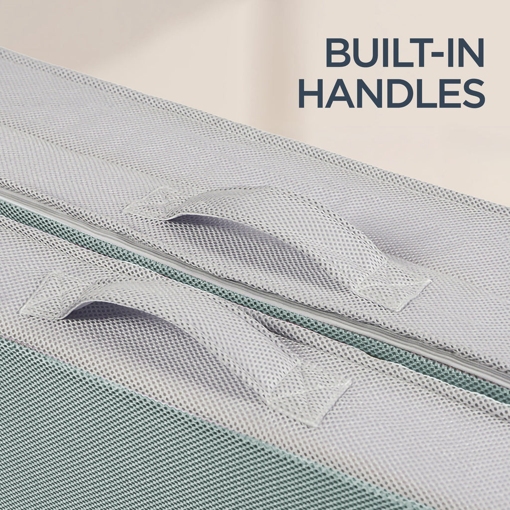 4in Portable Mattress Topper Tri-Fold Mattress Pad - Seafoam designed for everyday comfort and storage