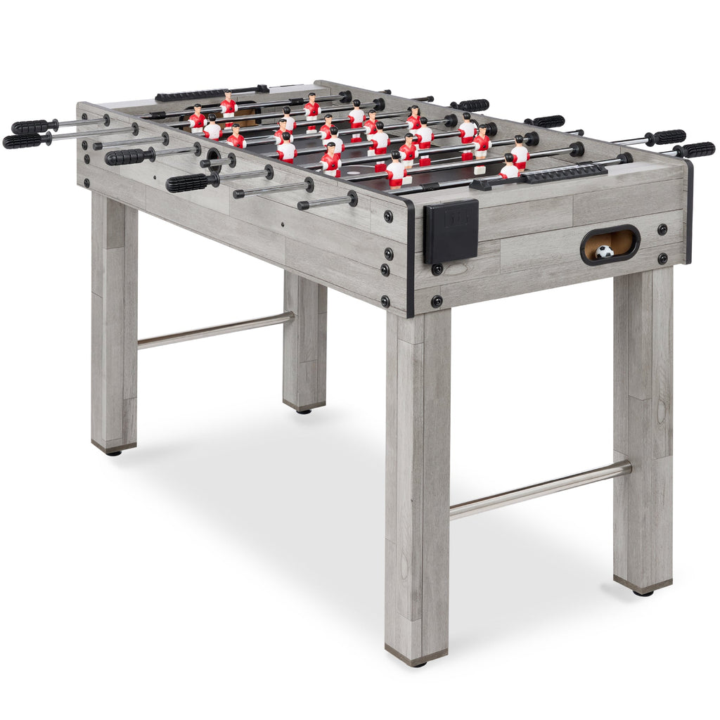 48in Foosball Table for Kids and Adults with 2 Balls for active play and family fun