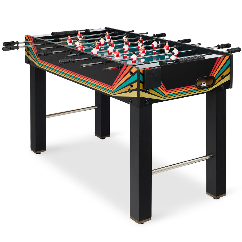 48in Foosball Table for Kids and Adults with 2 Balls for active play and family fun