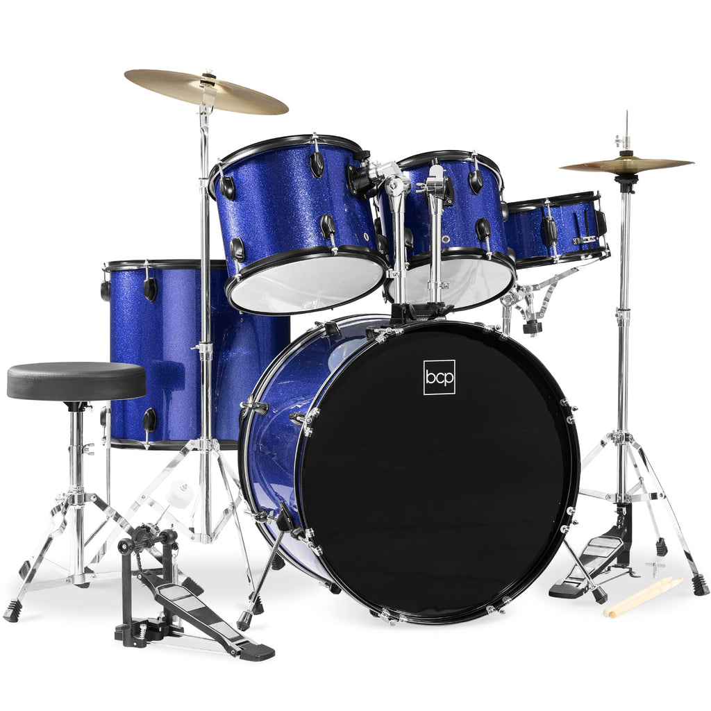 5-Piece Full Size Drum Set For Adults for kids' music practice and creative learning